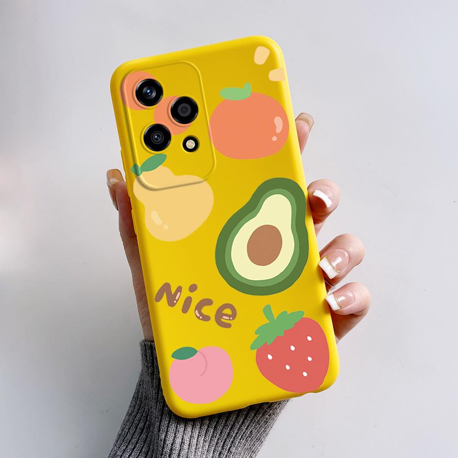 For Honor 200 Lite Case Stylish Painted Silicone TPU Phone Back Cover for Honor 200 Lite 5G Soft Case Honor200Lite 200Lite Funda