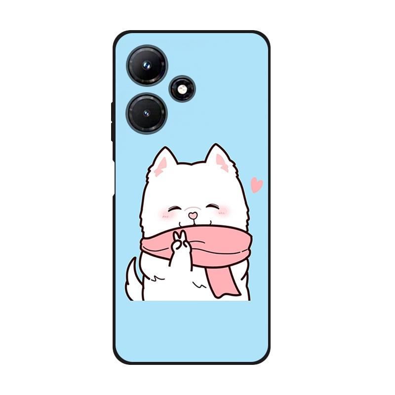 Infinix Hot 30 4G Phone Casing Silicone Cute Cartoon Back Cover Infinix Hot 30i 4G Case Soft TPU