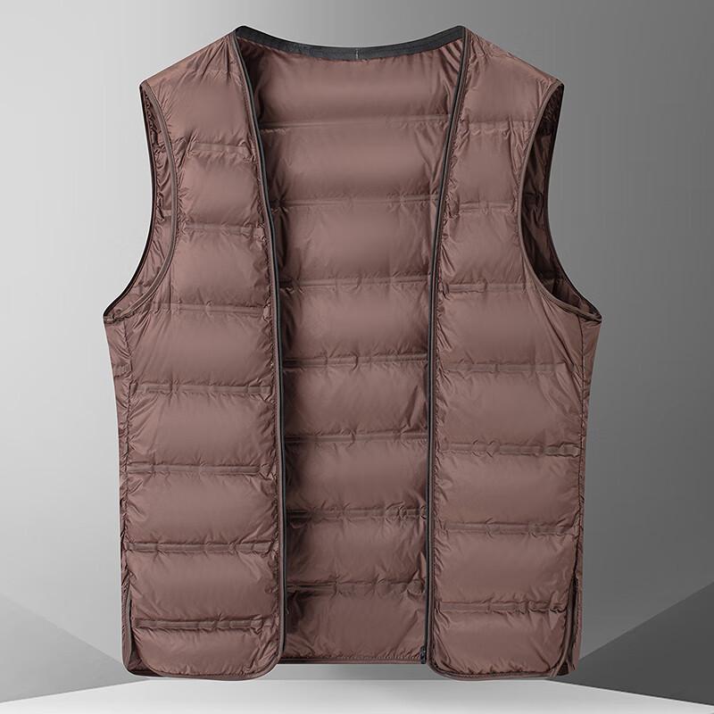 FAPAI Men's Detachable Down Lined Wool Overcoat