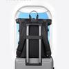 Schoolbag Backpack Men's Commuter Large Capacity Travel Bag 17.1 Inch Computer Bag Business Backpack College Student School Bag PU Leather