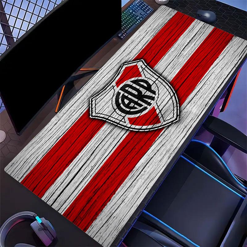 River Plate Mouse Pad, Large Gaming Desk Mat, Non-slip XXL Mousepad for Laptop & Tablet, Mini PC Playmat with Stitched Edges