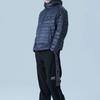 Men's FILA Down Jackets Unisex Cool Gray Hooded Moderate Other