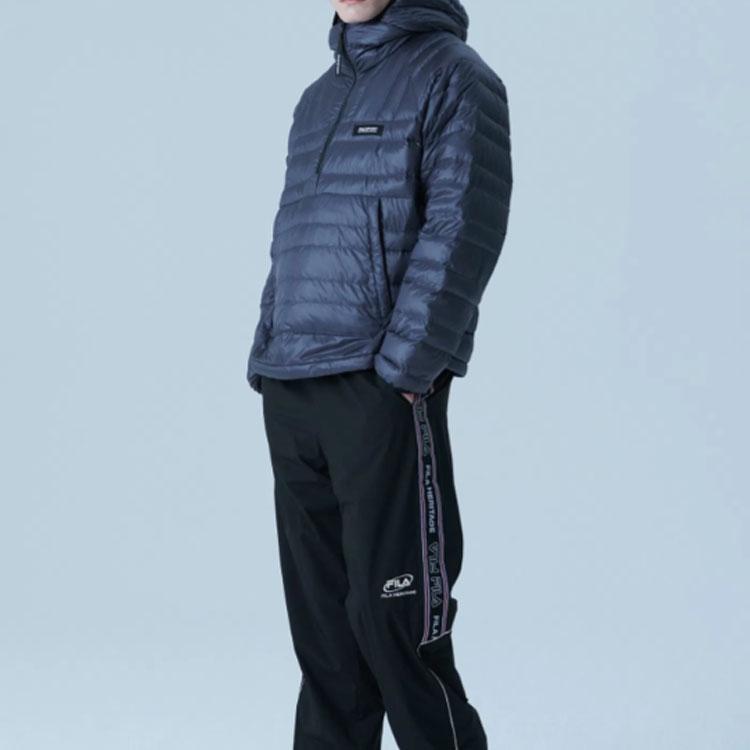 Men's FILA Down Jackets Unisex Cool Gray Hooded Moderate Other