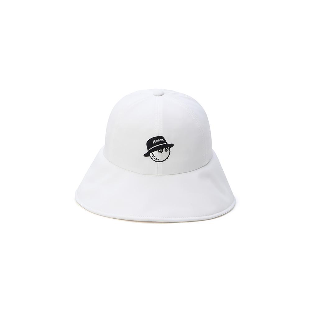 MALBON GOLF Malbon Wide-Bridal Bucket Cap White (Woman)
