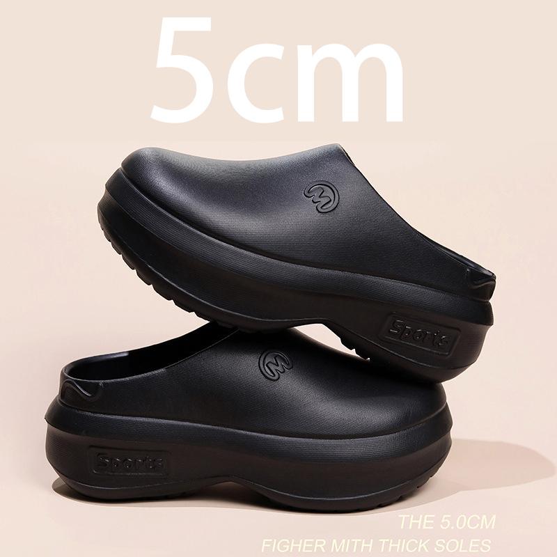 Fashion Women Slippers Couples Garden Clog Women Water Proof Chef Shoe Comfortable Sandal Slippers For Pet Workers Outdoor Fishing Shoes