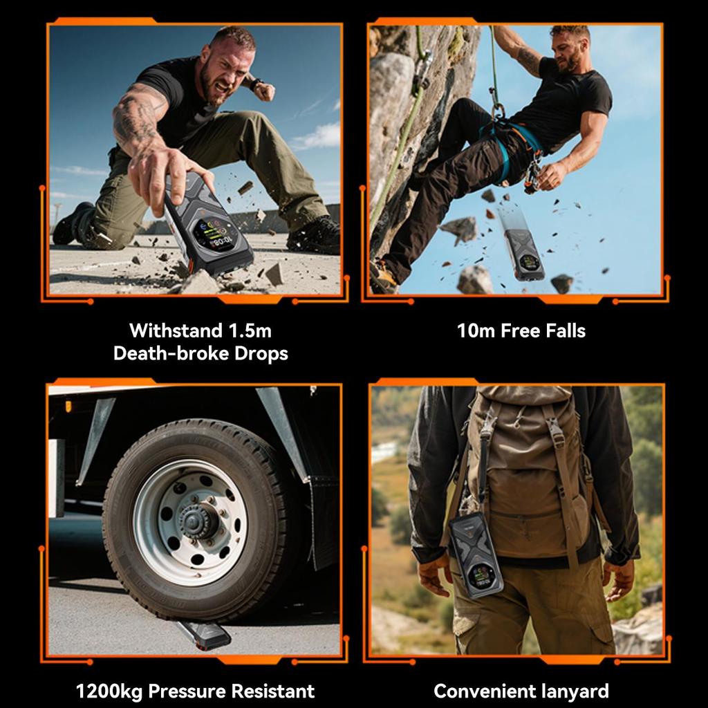 Oscal TANK 1 5G 6.78inch Dimensity 7050 Rugged Phone Android 15 12GB or 16GB RAM 256GB or 512GB ROM 20000mAh Battery