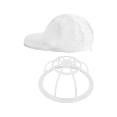 1/2Pcs Protector Holder Baseball Cap Washing Cage Baseball Hat Washer Dishwasher Hat Washing Cage Holder Frame Polyester