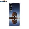 For Samsung S24 FE Case Stylish Flowers Painted Cover Clear Silicone Phone Case for Samsung Galaxy S24 S24FE Soft Shell Fundas