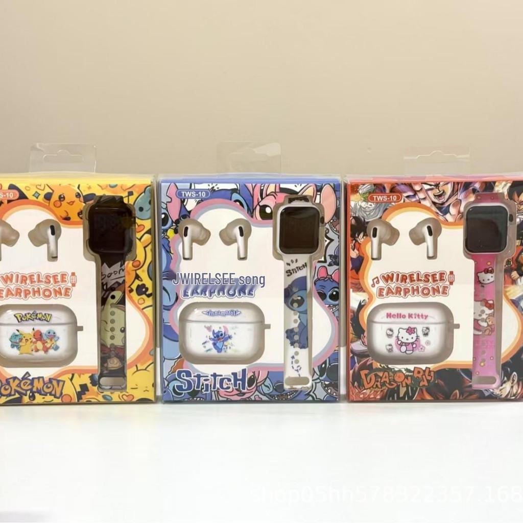 2025 Sanrio Noise-Cancelling Cartoon Wireless Earbuds - Cute Bluetooth Headphones