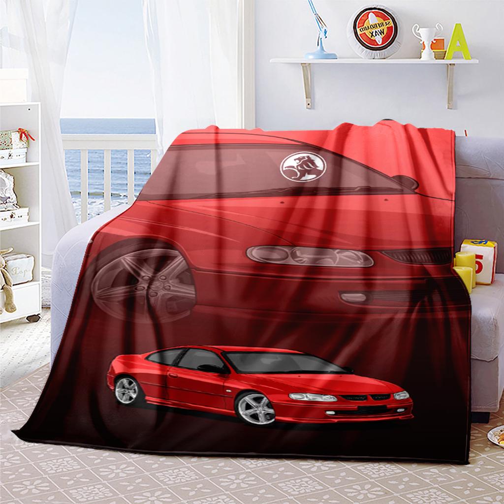 1PC Car Enthusiasts Dream Blanket Perfect All Seasons Soft Comfortable Sofa Office Travel Home Use Makes Great Gift
