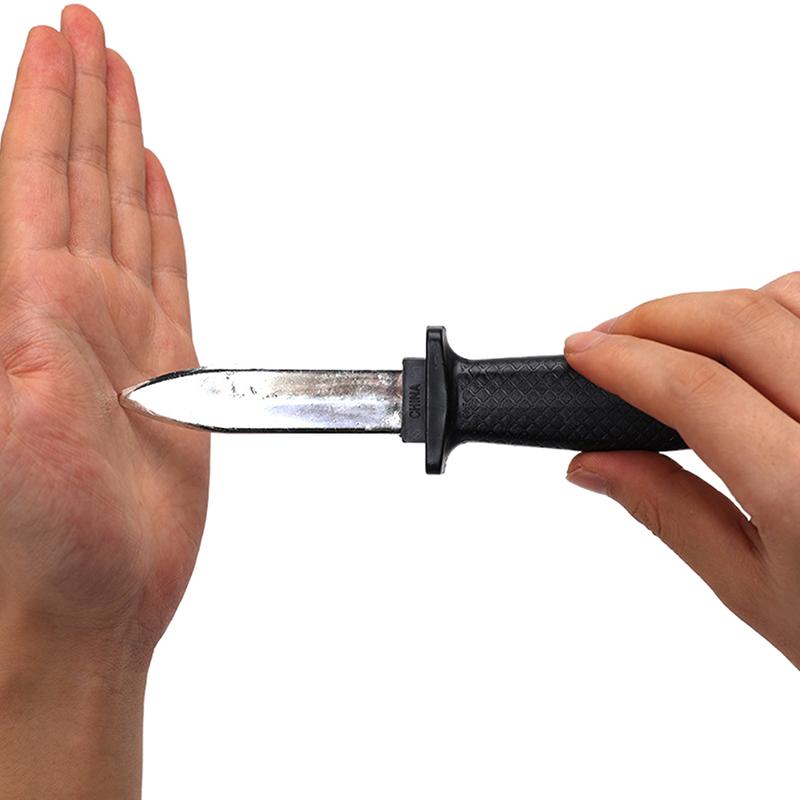 Coltello Daga Scherzo Lama Retrattile a Scorrimento Scherzo Divertente Accessorio Halloween Daga Finta Gadget per Feste Giocattolo per Bambini