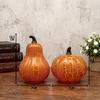 Halloween Led Pumpkin Decor With Glow Lighting For Party Table Centerpiece