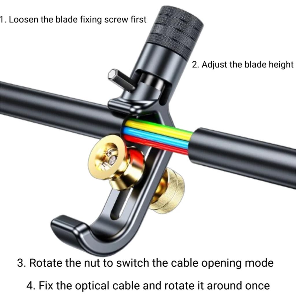 8-28mm Auto-Adjust Wire Stripper - Aircraft Aluminum Grip & 1-Second Cuts | Aluminum Alloy Wire Stripper Tool With No-Slip Handle