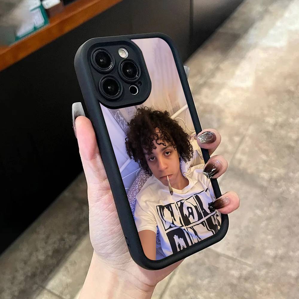 

X-Xaviersobased Rapper Phone Case For iPhone 17,16,15,14,13,12,11,Pro,Max,Plus,X,XS,SE4,E,Mini Black Thickened border Case iPhone 16