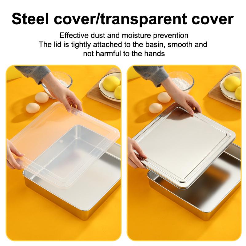 Tiramisu Muffin Pan Stainless Steel Cheesecake Pan Baking Mould Rectangle Cake Pan For Birthday Cake Cake Bread Chiffon Tiramisu