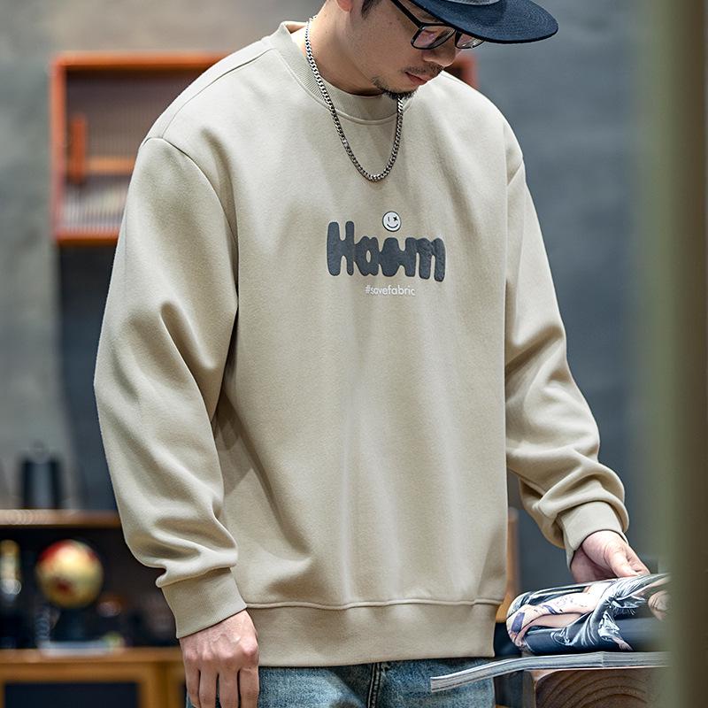 

Retro American Style Men s Thickened Velvet Hoodie - Trendy Autumn/Winter Long Sleeve Casual Jacket 4XL