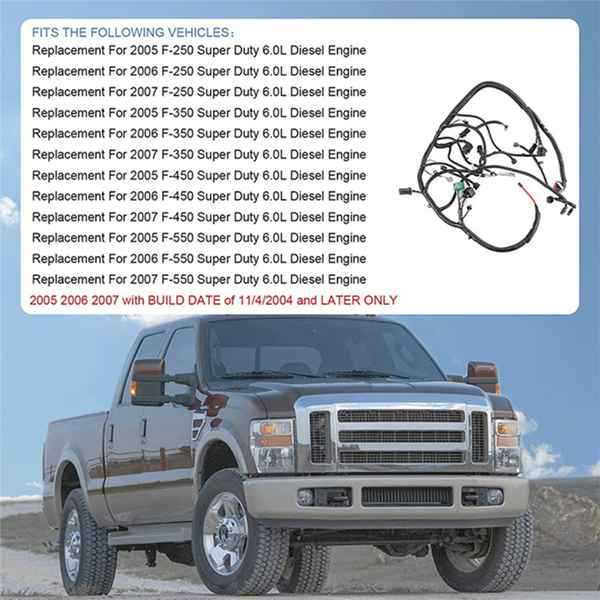 

5C3Z-12B637-BA fits 2005-2007 Ford Super Engine Harness. none