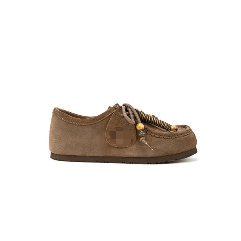 Retro Boken Shoes for Women, New Style Casual Shoes, Thick-soled Height-increasing Loafers
