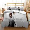 3D Print Anime Steins Gate Kurisu Makise Bedding Set Double Twin King Duvet Cover Comforter Pillowcase Boys Girls Adults Bedroom
