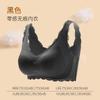 Women Seamless Wireless Lace Full Cup Printed Gathering Sleep Bra With Chest Pad