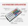 RGB LED Strip Lights 600LEDs 5050RGB Light Strip IP65 Waterproof LED Tape Light APP Control Adjustable Brightness Timing Function