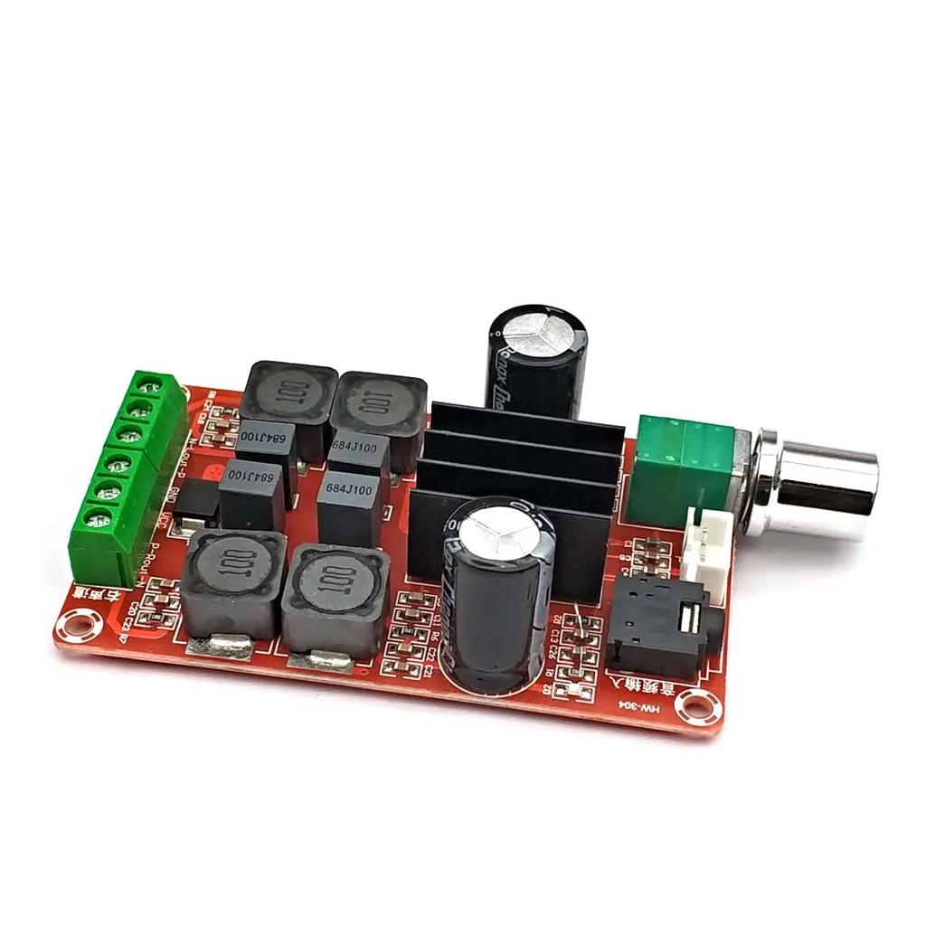 TPA3116 TPA3116D2 Dual Channel 2*50W Stereo Power Amplifier Board Adjustable Digital Amplifier Module XH-M189 DC 24V
