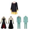 Vibrant Spy×family Anime Party Cosplay Dress Set For Yor Forger Anya