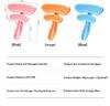 Rubber and Plastic Foldable Cat and Dog Comb for Short-Haired Cats Hair Collector and Removal Brush for Pet Grooming
