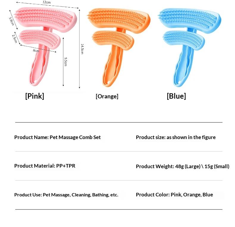 Hairbrush Pet to Float Brush Totoro Dutch Pig Rabbit Silicone Comb Massage Soft Tooth Comb to Float Hair Comb