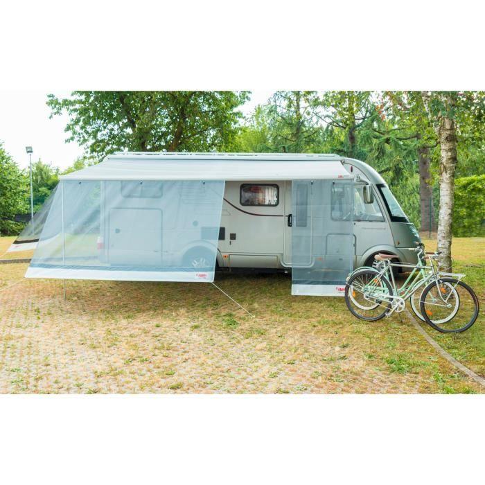 Auvent - Fiamma - Sun View XL 350 - Fixation paroi avant - Polyester résistant - Protection solaire et pluie