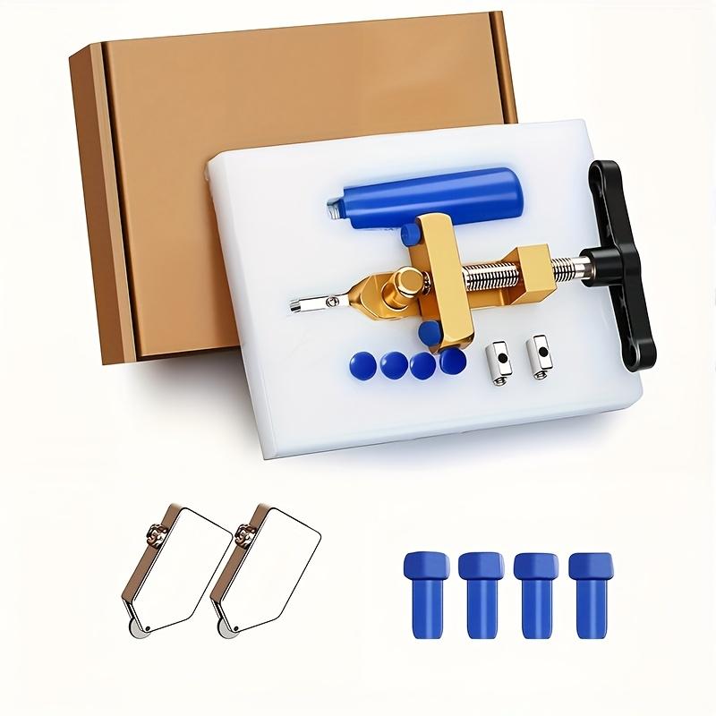 2-in-1 High Precision Glass & Ceramic Tile Cutter - Designed for Home and Professional Projects, Alloy Blade, Non-Collapsible, Easy Assembly