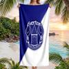 Asciugamano da Spiaggia Calcio Everton Morbido Microfibra Asciugamano Estivo Asciugatura Rapida Assorbente per Spiaggia Piscina Viaggio