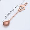 Kreativní poznámka Lžíce Lžička na kávu Personalizované nádobí z nerezové oceli Lžíce Nádobí Míchání Lžička na nápoje