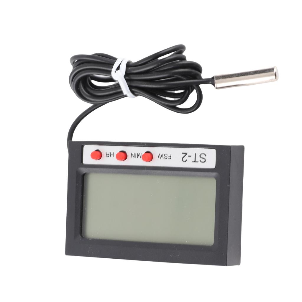 Digital Thermometer, Accurate Car Auto Temperature Sensor with Clear Display, Water Thermometer for Vehicles Aquarium Fridge Laboratories