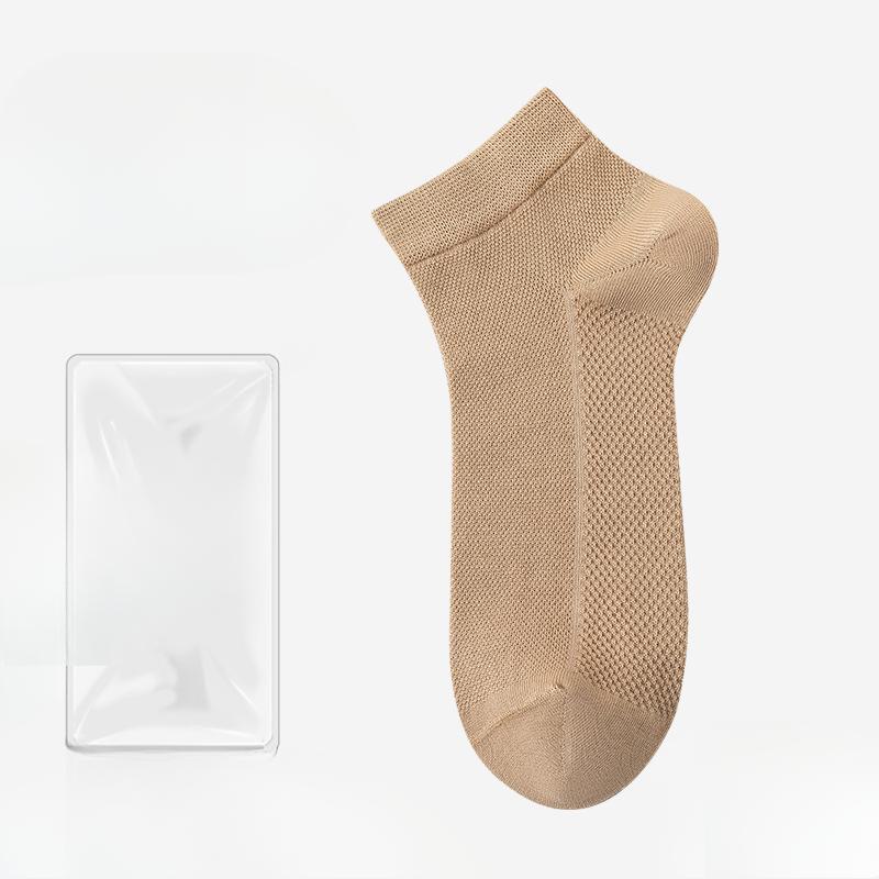 

Мужские летние тонкие модные трендовые однотонные хлопковые носки для спорта, не скатывающиеся, дышащие, дезодорирующие 1 pair