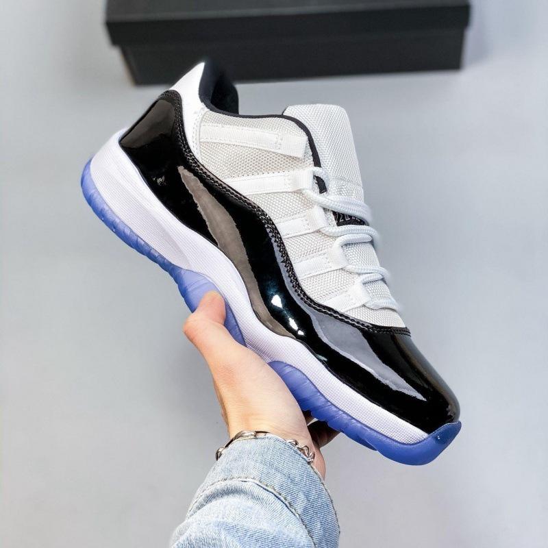 AJ11 Retro Concord Low-Top Basketball Shoes