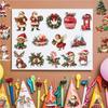 50Pcs/Set Retro ChristmasPET Stickers Waterproof DIY Fashion Doodle Decals Stickers
