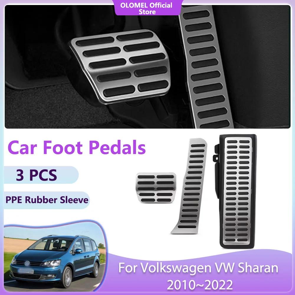 Car Foot Pedals For Volkswagen VW Sharan 2010~2025 High Quality Accelerator Non-slip Fuel Brake No Drilling Alloy Covers Parts