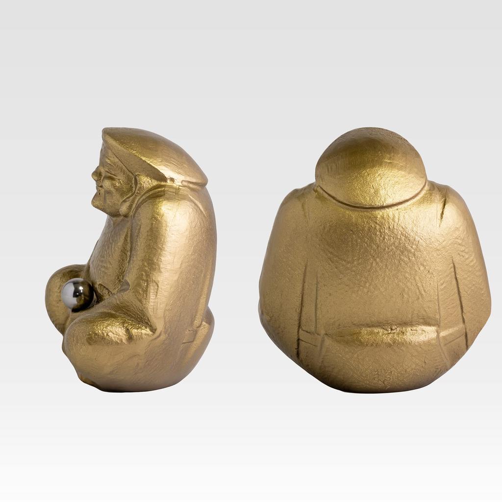Jewel Daikokuten Nitten Sculptor Sotaro Saegusa Statue Ornament Seven Lucky Gods Takaoka Copperware Prototype_Buddha (Hoju Daikokuten)