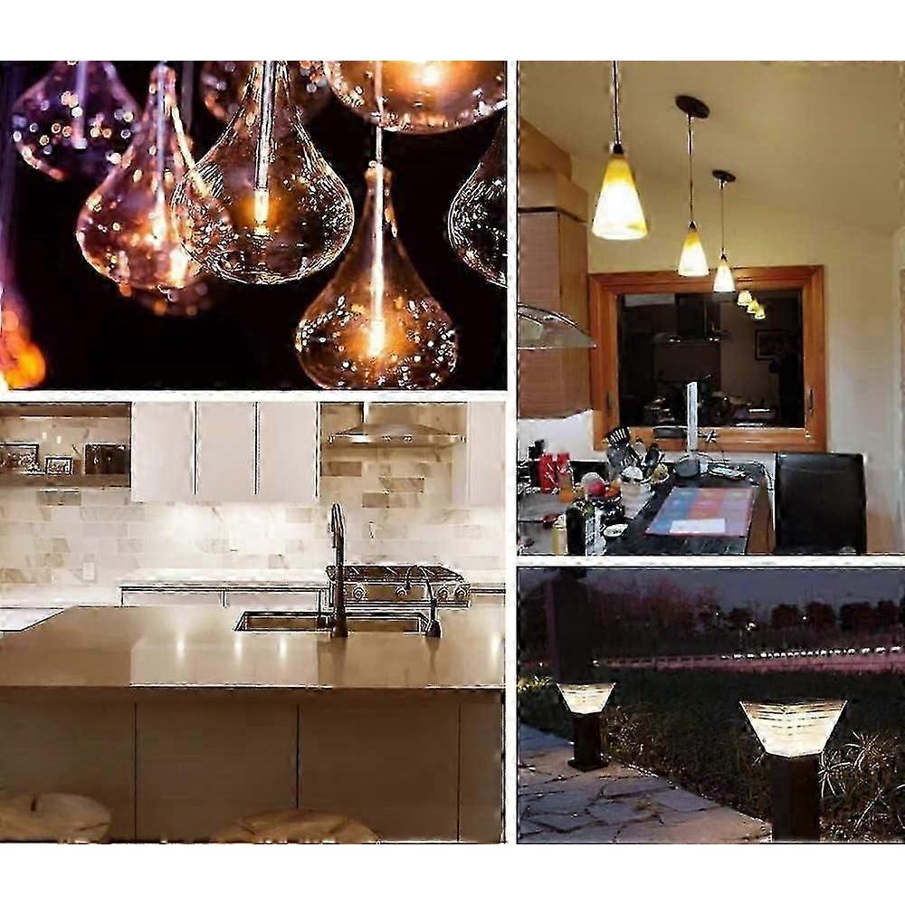 10pcs G6.35 Halogen Light Bulb 20W 12V Dimmable 2700K Warm White