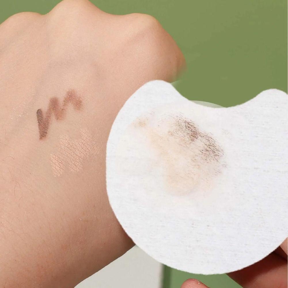 1200Pcs Double-sided Makeup Remover Pads Soft Wet Compress Cotton Face Makeup Cotton Pads  Girl