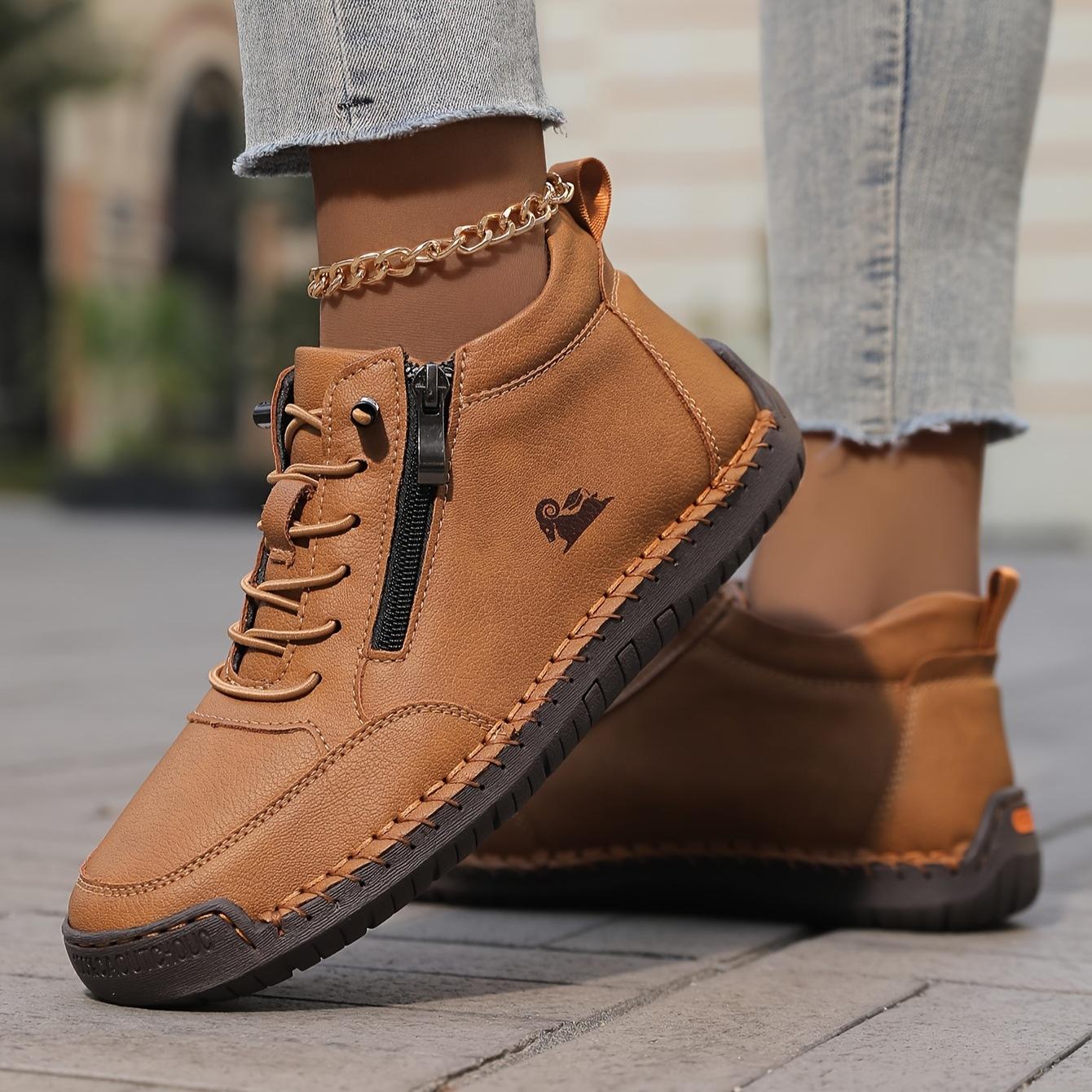 

Самые продаваемые женские туфли на плоской подошве с мягкой подошвой для повседневной носки осенью и зимой 48 коричневый