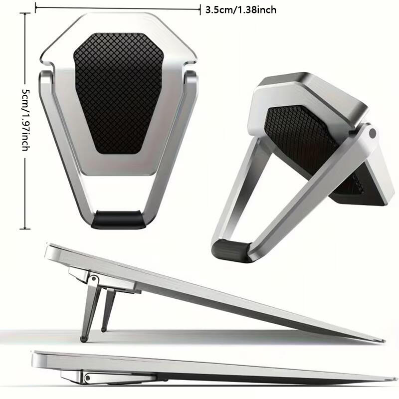 Foldable Laptop Stand Mini Invisible Computer Keyboard Holder Portable Anti-Slip Cooling Folding Stand