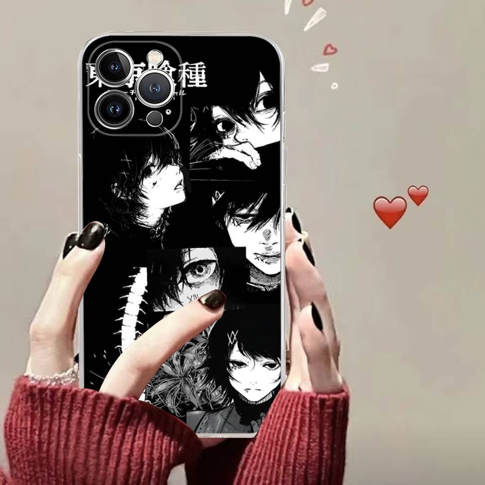 T-Tokyo G-Ghoul Classic Anime For iPhone 17 16 15 14 13 12 11 Pro Max Plus Mini Funda For Transparent Cover