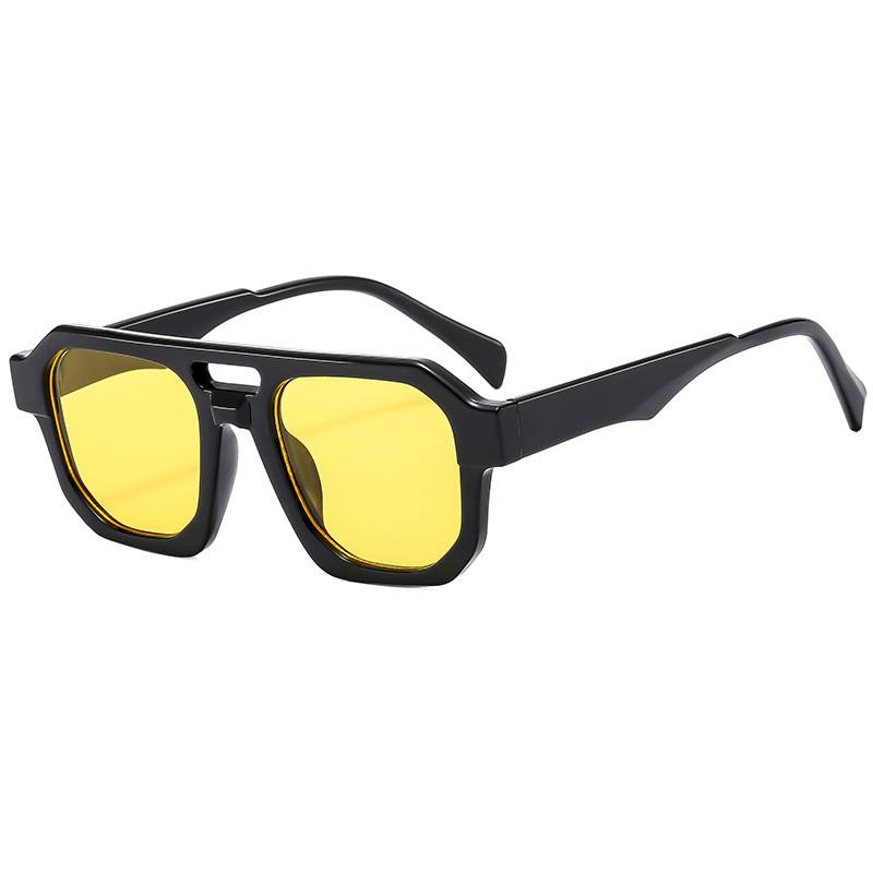 Retro Double Beam Pilot Sunglasses For Men Women Uv400 Fashion Outdoor Travel