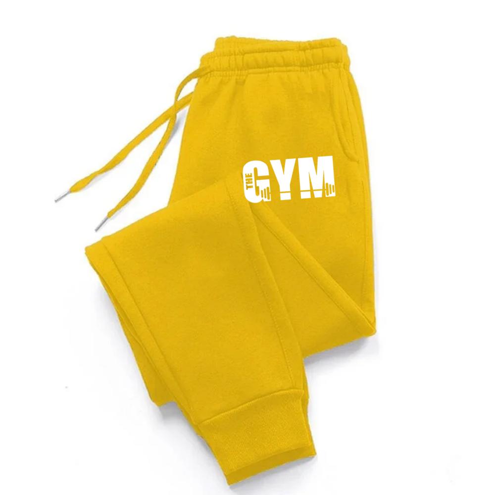 Wiosna i Jesień Trend Mody Fitness Męskie Damskie Spodnie do Biegania Joggers Spodnie Dresowe Sportowe Spodnie Gimnastyczne Polarowe Dresy