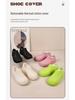 Women's Waterproof Non-Slip Hidden Heel Rain Boots - Fashionable Slip-On Short Tube Shoes