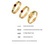 Minimalistisches Armband im chinesischen Stil mit durchbrochenem Muster, Natursteinintarsien und goldplattiertem Titanstahl