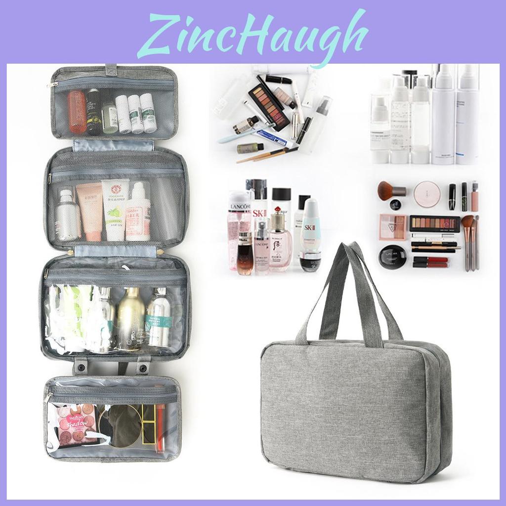 Polyester Travel Toiletry Organizer With Multiple Compartments For Packing Convenience