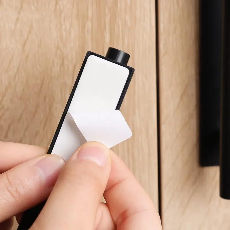 10 Pcs Punch-Free Self-Adhesive Furniture Door Handles for Bedroom Wardrobe - Wardrobe Pulls Home Hardware Door Knobs